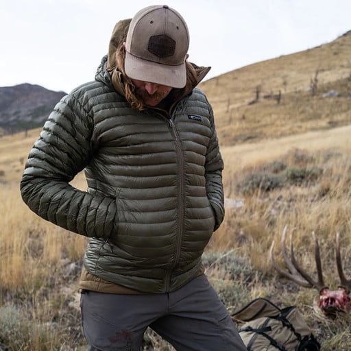 STONE GLACIER GRUMMAN LITE DOWN JACKET - FERN - Image 3