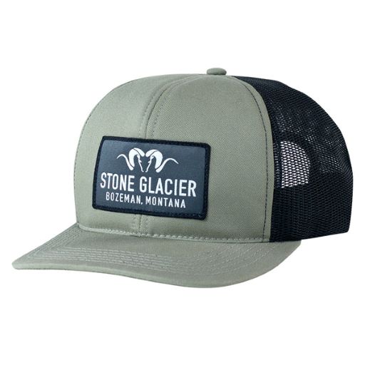 STONE GLACIER MONTANA PATCH FOAMY HAT - LODEN 