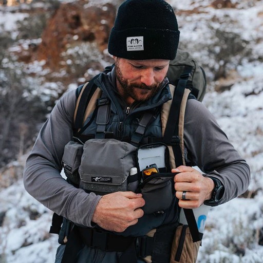 STONE GLACIER SENTINEL BINO HARNESS - GRANITE GREY - Image 3