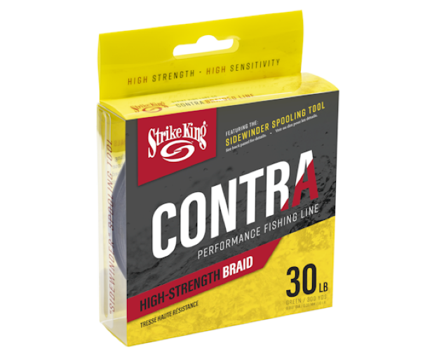 STRIKE KING CONTRA BRAID FISHING LINE - 30LBS