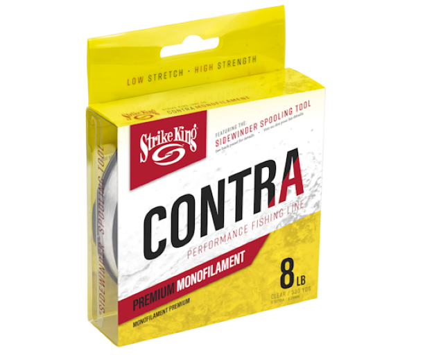 STRIKE KING CONTRA MONOFILAMENT FISHING LINE - 8LBS