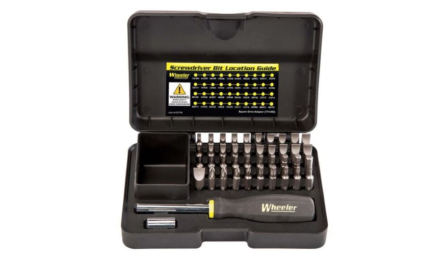 WHEELER 43 PIECE PROFRESSIONAL GUNSMITHING SCREWDRIVER SET