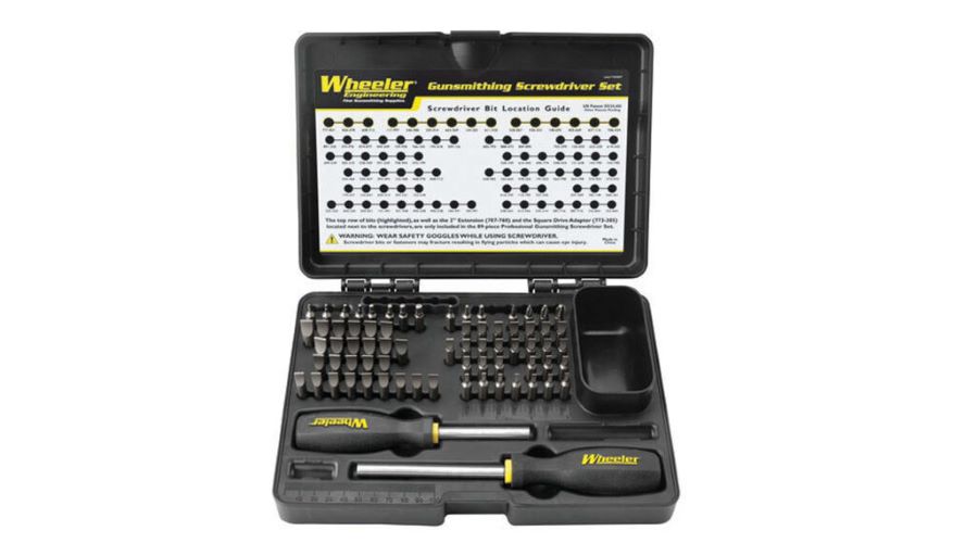 WHEELER 72 PIECE PROFESSIONAL GUNSMITHING SCREWDRIVER SET