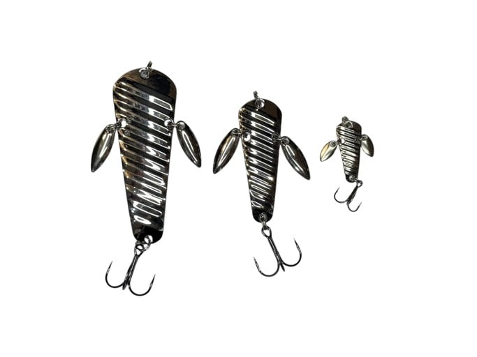 ELEMENT CUSTOM BAITS WINGDING 50 SPOON LURE - CHROME
