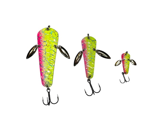 ELEMENT CUSTOM BAITS WINGDING 50 SPOON LURE - LIGHTNING LEMONADE