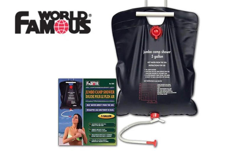 WORLD FAMOUS JUMBO CAMP SHOWER