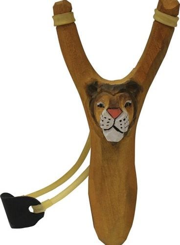 WORLD FAMOUS WOODEN SLING SHOT - ASSORTED ANIMALS