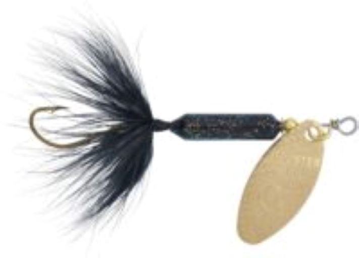 YAKIMA BAIT ROOSTER TAIL - 1/4OZ - STROBE BLACK