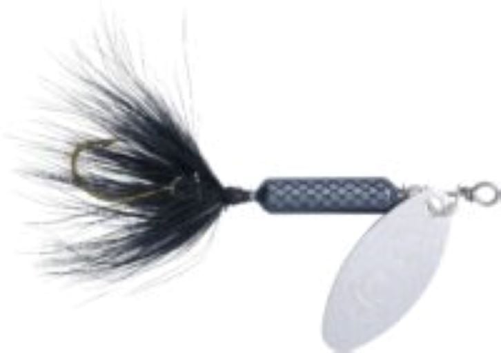 YAKIMA BAIT ROOSTER TAIL SINGLE HOOK -  1/16 OZ - BLACK