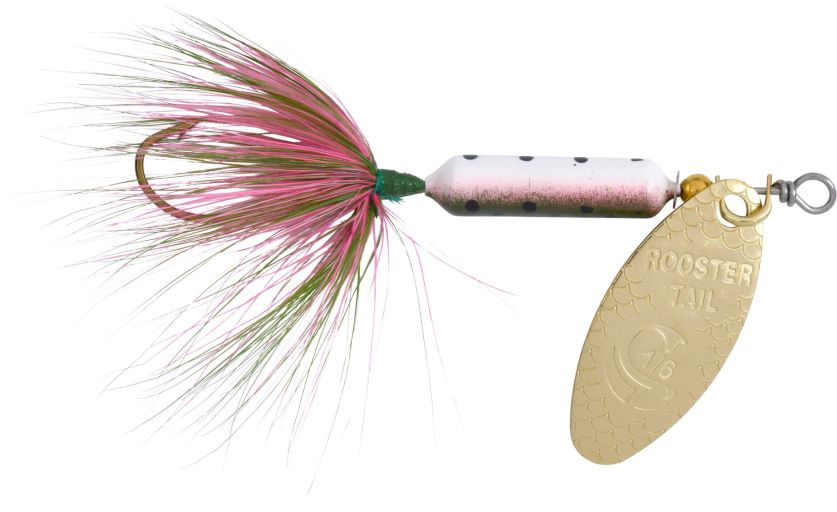 YAKIMA BAIT ROOSTER TAIL SINGLE HOOK - 1/16 OZ  - RAINBOW